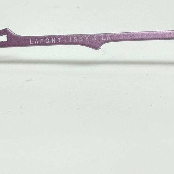 Lafont Issy LA France VANILLE 503 47-14-135 Brown/Purple Eyeglasses Frame H20164 - Picture 6 of 8